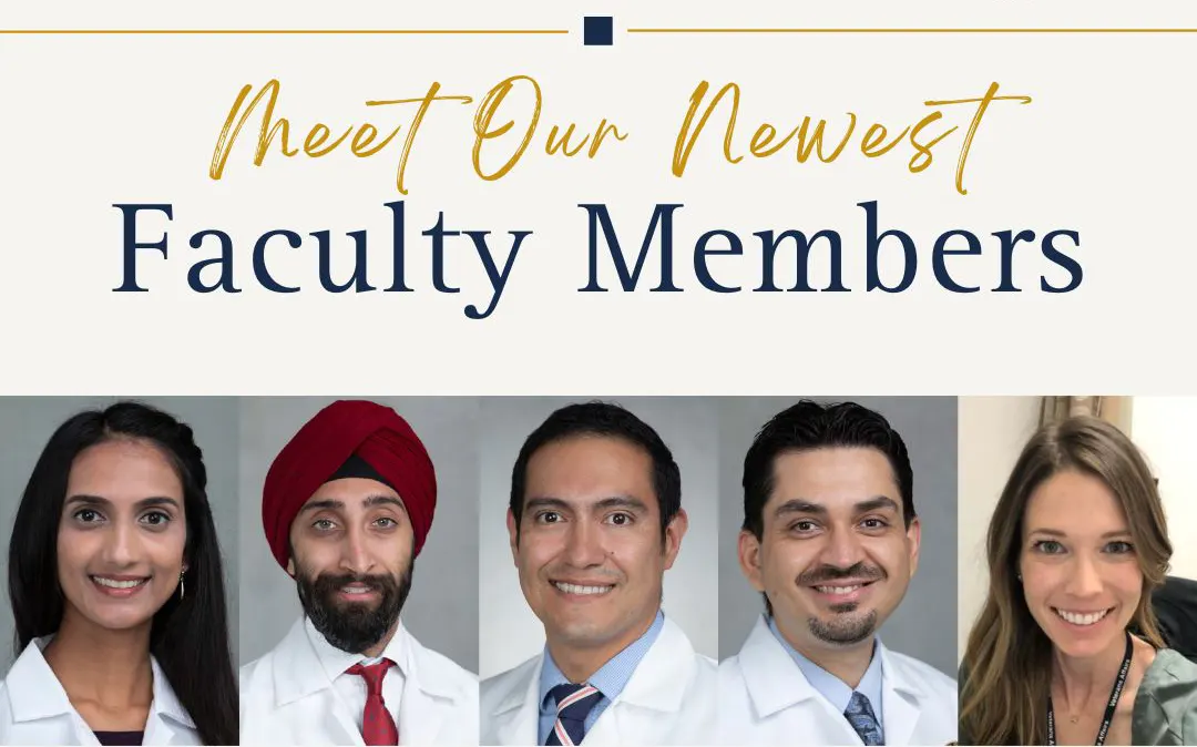 Meet our Newest Faculty