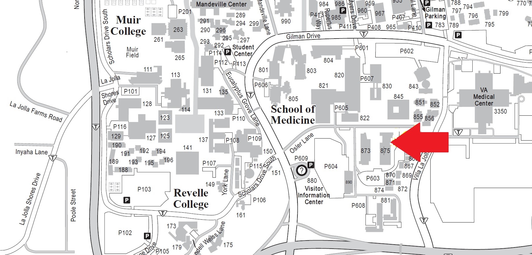 Biomedical Research Facility 2 map