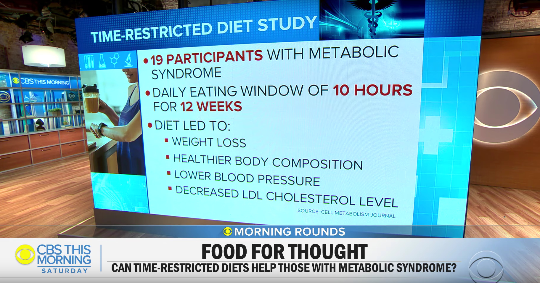 Time Restricted Diet Study screen capture